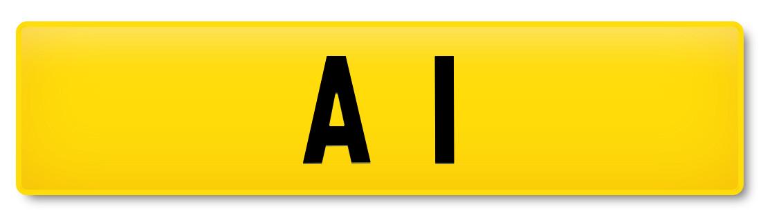 Dateless registration plate A 1