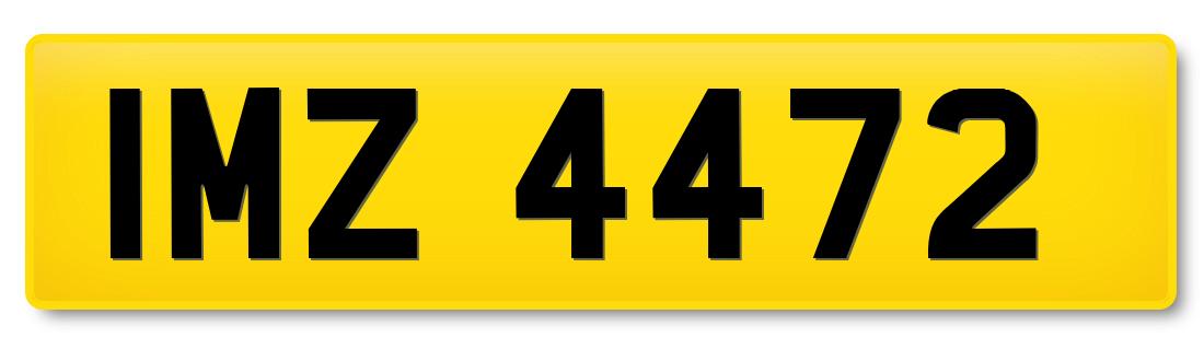IMZ number plate