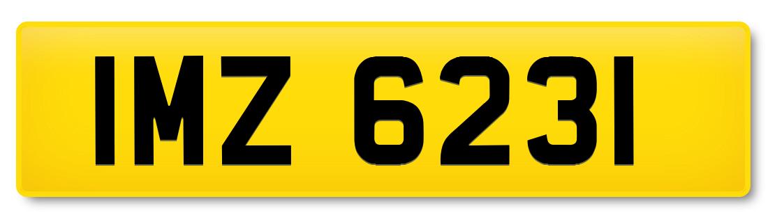 IMZ number plate