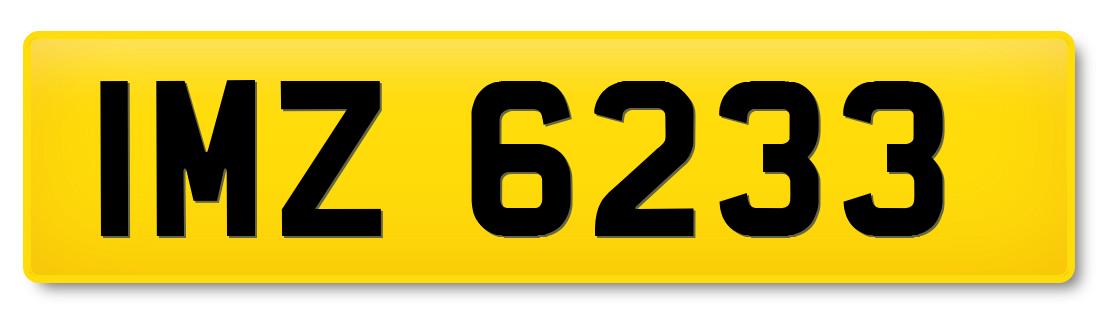 IMZ number plate