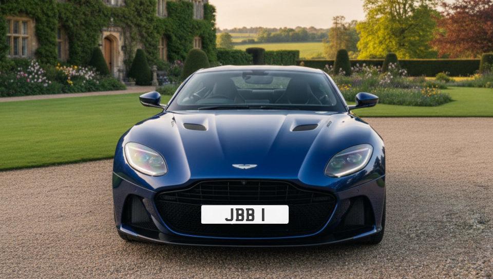 Personalised number plate JBB 1