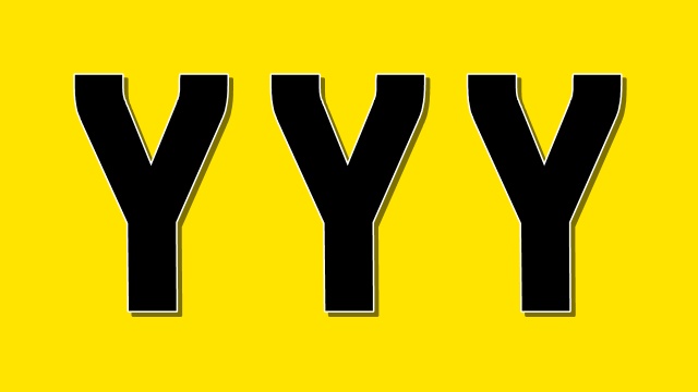 Image to represent YYY number plates